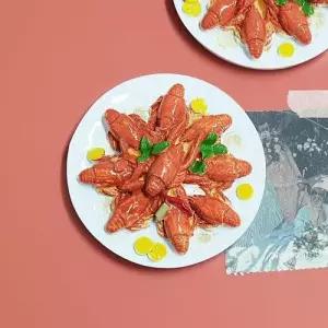 음식 모형 마그넷 가재 WF0623B