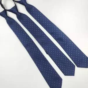 정장 자동 넥타이 도트 네이비 WF1A3AD