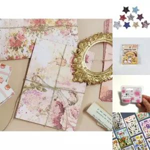 다꾸 페이퍼 100매 꽃의 일기