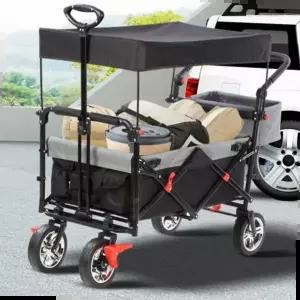 접이식이동끌차유모차 폴딩운반휴대용이동식 반려견 캠핑용카트왜건캐리어