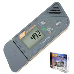 대기압 센서 IP65 방수 고정확도 PDF 및 CSV 보고서 생성을 통한 USB 온도 습도 데이터 로거 기록기