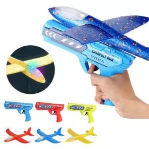 led비행기 동력장난감 에어글라이더 LED 글라이더건 캠핑놀이용품