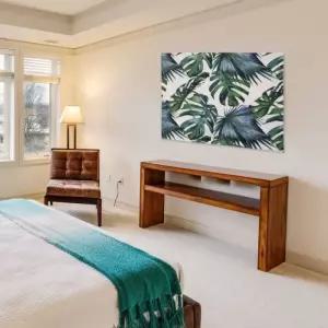 몬스테라 S 가림천 벽장식 인테리어액자 테피스트리 대형 포스터 패브릭