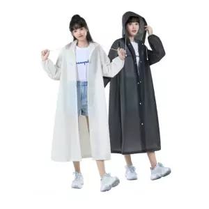 방풍 바람막이 남녀공용 EVA 우의 블랙비옷 우비 판초우의 탄력손목