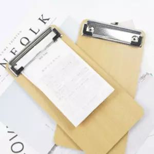 1개 10x20 나무 영수증 보관 받침 빌지 패드 꽂이 판 영수증받침 우드받침