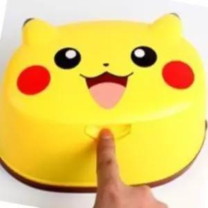 피카츄 디자인 물티슈 보관함 여행용 위생 티슈 케이스 일상용 보관틀