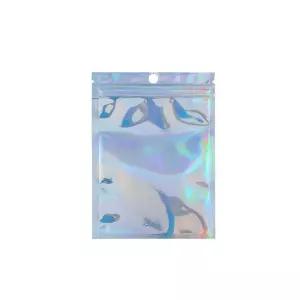 걸이형 홀로그램 지퍼백 10x15cm 비즈 포토카드 쿠키 비즈 포토카드 쿠키