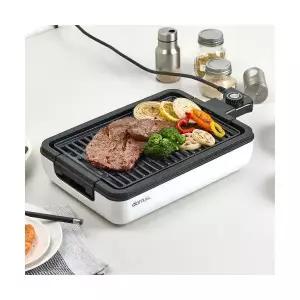 전기그릴 연기 기름 냄새없는 전기 구이 불판 생선 고기 가정용 캠핑용