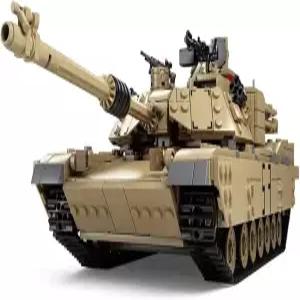 펠레프 M1A2 탱크 세트 밀리터리 모델 키트 1 28 스케일 2차 세계대전 육군 맞춤형 차량 2-in-1 허머 빌딩