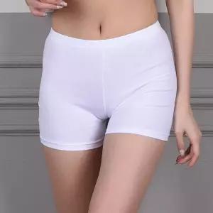 여성 카밀라 면스판 하의 속바지 신축성 속치마 속치마 속바지 3부 면스판