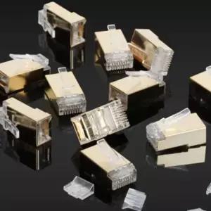 커넥터 플러그 CAT7 CAT6A RJ45 공용 랜잭