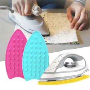 실리콘 다리미 받침 노랑 다리미받침대 다리미받침 엠보패드 냄비받침