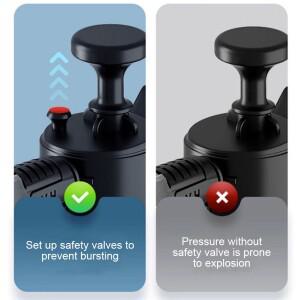 세차 거품 분무기 핸드 펌프 공압 폼 캐논 호환 스노우 폼 스프레이 병 자동차 액세서리 가정 청소  2L