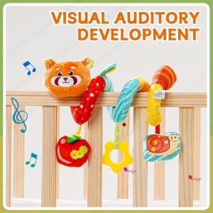 몽테조이 아기 침대에 감싸진 안전 좌석 차 안에서 사용하는 편안한 장난감 유모차 인형