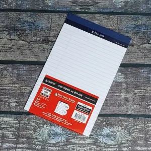 브랜빌 옥스포드 A5 리갈패드-화이트 라인 40매 1권 문구반점 브랜빌