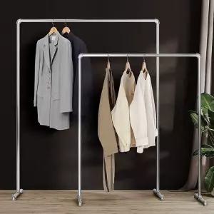 철제파이프행거 옷가게 옷방수납 매장용 옷걸이거치대 미니행거