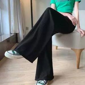 레이디스 파이브컬러 아이스소재 실크루즈 레그 이지 슬랙스