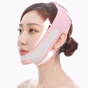 V라인 얼굴 리프팅 밴드 이중턱 개선 작은얼굴밴드 땅콩형얼굴 붓기관리