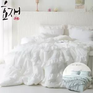 퀴니 모달 고밀도면 프릴 옥수수솜 침구세트Q K겸용 by효재