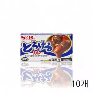 에스엔비 도로케루카레 매운맛 1Kg X 10개 일본커리