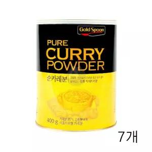 한국에스비 골드스푼 순카레분 400g X7개 커리파우더