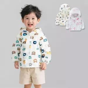 아동 라이트쿨 메쉬 화이트 바람막이 205852 여름점퍼 통풍점퍼 봄점퍼 아우터