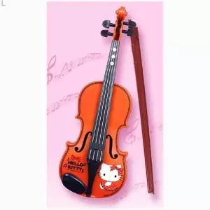 바니랜드 헬로키티 바이올린/리듬/미니/교육용/악기/키즈/아동/어린이/유아/멜로디/장난감/연주/노래하는