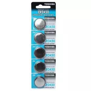 당출 큐 도시바 CR2450 수은전지 건전지 5개1팩