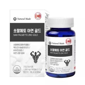 비타민5종 아연 함유 1300mg x 90캡슐 강화제 남성건강 배뇨곤란