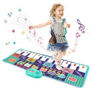 어린이 다기능 뮤지컬 피아노 매트 미디 베이비 유아용 플로어 키보드 카펫 교육용 장난감 선물