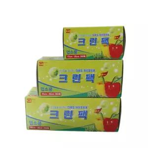 대용량 식품 포장용 위생비닐백 300매 냉장고 주방 상추 싱글족