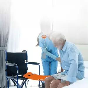 트랜스퍼 보드 승하차 미끄럼방지 환자 슬라이딩보드 이동 접이식 슬라이드 노인 환자이동