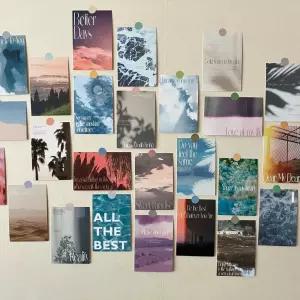 레트로 빈티지 인테리어 엽서 30종세트/그림/장식/스티커/액자용/가리개/가림막/사진/감성/귀여운/데코