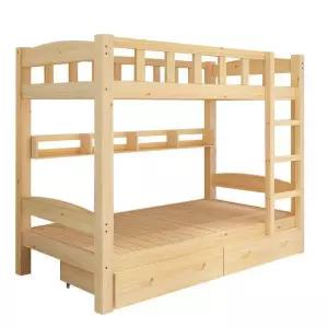 원목 2층침대 슈퍼싱글 이층침대 프레임 침대프레임 하단서랍 원목침대 엘다 튼튼한 수납형