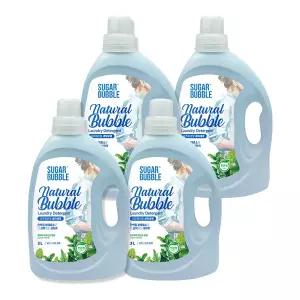 슈가버블 친환경 세탁세제 내추럴버블 3L x 4