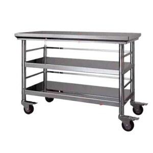 보조조리대 이동식 스텐 식탁 보관함 3단 수납 렌지다이 2단 60x40x80