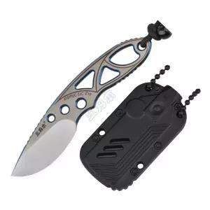 산렌뮤 4101 넥 나이프 시리즈 쉬스에 LED 라이트 적용 목걸이칼 미니나이프