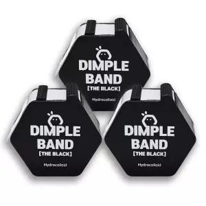 딤플밴드 더블랙 하이드로콜로이드 반창고 습윤밴드 방수형 20매입 3개