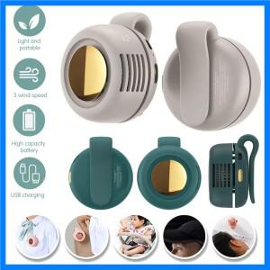 휴대용 팬 미니 휴대용 충전식 Bladeless 전기 팬 클립 허리 팬 야외 환기 데스크탑 소형 팬에 적합
