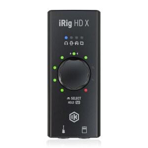 [미국배송] IK 멀티미디어 IRIG HD X 기타 오디오 인터페이스 - 96KHZ 음악 녹음 24비트 라이트닝 케이블 USBC 액세서리 녹음 스튜디오 장비 포함 아이폰호환 아이패드호환 MAC IOS 및 PC용