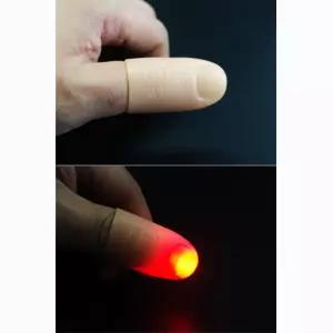 불빛 가짜 손가락 신기한 마술 도구 1쌍 행사 매직