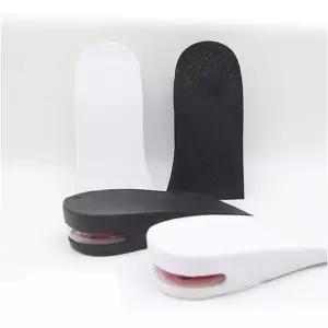 남여공용 경량 에어백 키높이 3cm 반깔창 흰색검정 운동화깔창 신발깔창