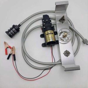 12V 행굼 2 병 접속식 헹굼 분무기 페트병 세척기 받침대 세정 농업 통 세병기 세척 12A