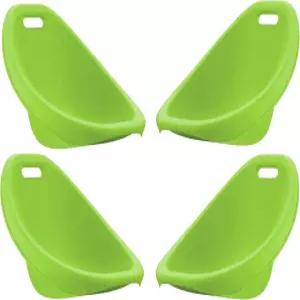 미국 플라스틱 장난감 4팩 스쿱 로커 내구성이 뛰어난 달걀 모양의 바닥 수준 의자 교실 실내 또는 실외