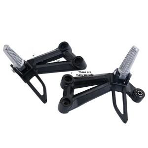 바이크 오토바이 튜닝 악세사리 삼각형 페달 장착 브래킷 조립 알루미늄 합금 접이식 발판 시어러용