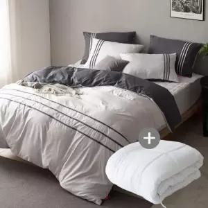 에스데코 LEO마이크로100프로 진드기방지 이불매카솜세트SS화이트투톤