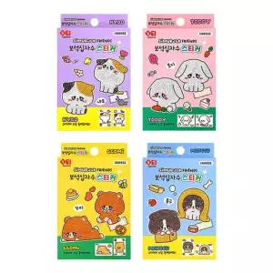 시무룩프렌즈 보석십자수 스티커 4개/도구/보석/캔버스/캐릭터/패키지/감성/액자/재료/DIY/공예/자수/비즈