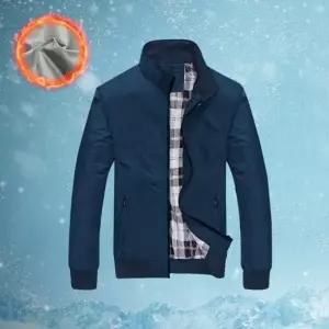 남성 하이넥 바람막이 크롭 자켓 간절기 윈드 브레이커 점퍼 가을 체크 퀼팅