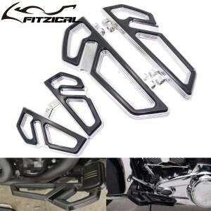 바이크 오토바이 전면 후면 Footpegs 운전자 승객 발판 Harley Touring Street Electra Glide Road King So