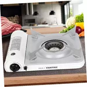 휴대용 가스버너 캠핑 미니스토브 야외용 고화력 원터치점화 컴팩트